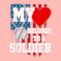 My Heart Belongs To A Soldier Shirt Us Military Soldier T Shirt Urban Heavy T-shirt | Artistshot