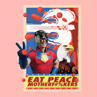 Peacemaker Eat Peace With Eagle Premium Urban Heavy T-shirt | Artistshot