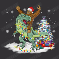 Bigfoot Sasquatch Riding Dinosaur T Rex Christmas Vintage Hoodie And Short Set | Artistshot