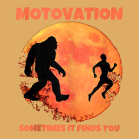 Motivation Sometimes Finds You Bigfoot Moon Silhouette Funny Tank Top Urban Heavy T-shirt | Artistshot