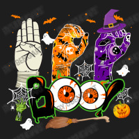 Boo American Sign Language Asl Deaf Halloween Costume Classic T-shirt | Artistshot