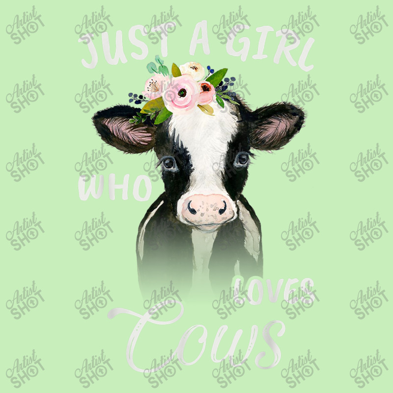 Funny Gift Watercolor Just A Girl Who Loves Cows Urban Pullover Hoodie by MadisonDesign | Artistshot