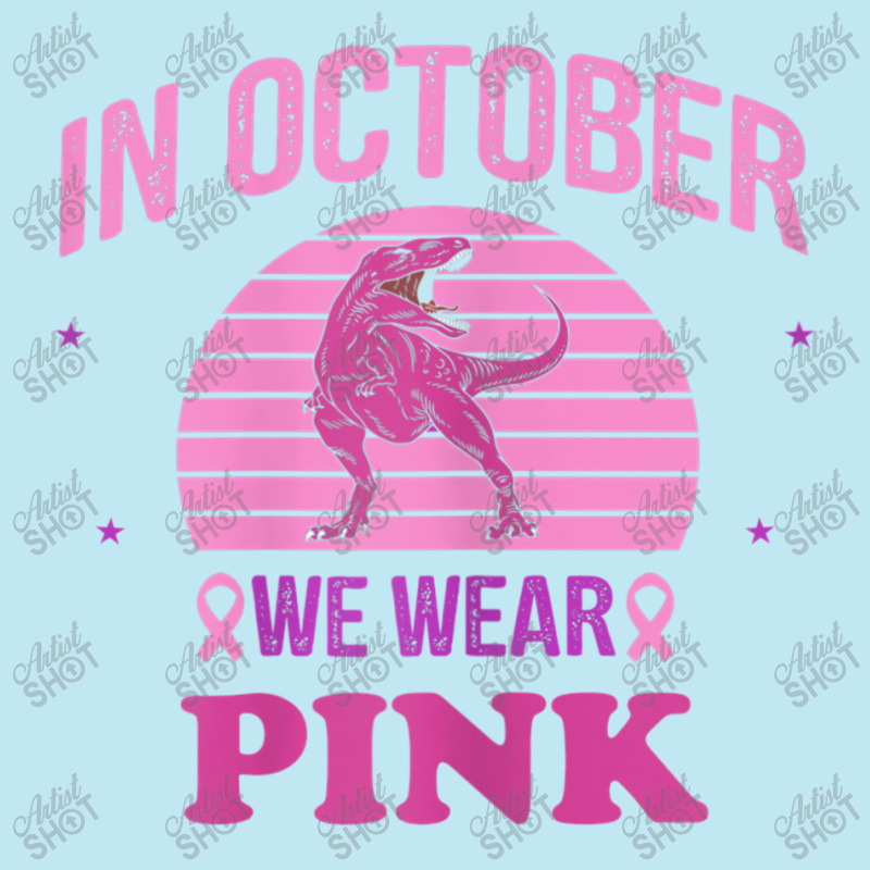 In October We Wear Pink Dinosaurs Witch Breast Cancer Urban Pullover Hoodie by MadisonDesign | Artistshot