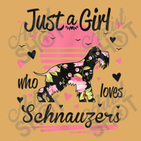 Schnauzer Design, Just A Girl Who Loves Schnauzers Urban Pullover Hoodie | Artistshot