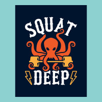 Squat Deep Kraken Poster Leatherette Tumbler | Artistshot