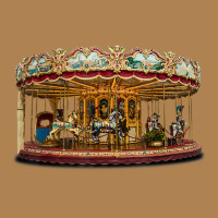 Beautiful Carousel Carnival Amusement Ride T Shirt Leatherette Tumbler | Artistshot