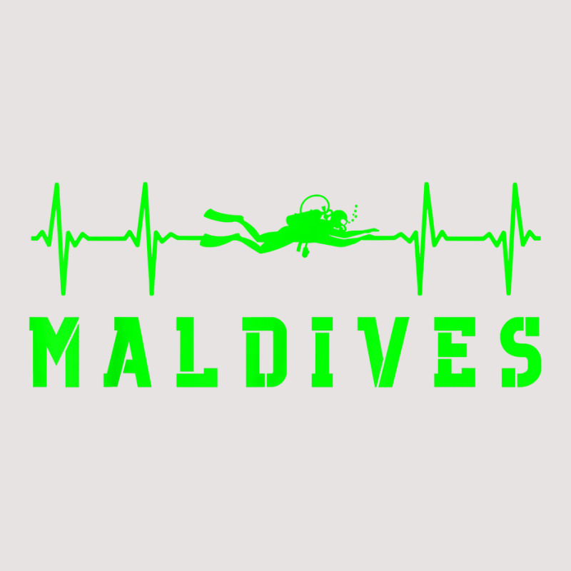 Maldives Scuba Diving Maldives Souvenir Heartbeat Diving T Shirt Beanie | Artistshot