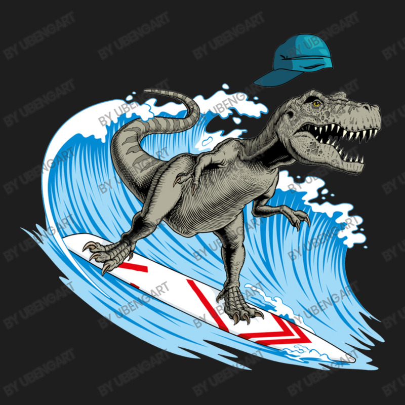 Dinosaur Surfing Dinosaur Lovers Classic T-shirt | Artistshot