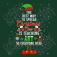 The Best Way To Spread Christmas Cheer Is Teaching Art T Shirt Visor Hat | Artistshot