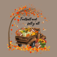 Football Football And Fall Yall Pumpkin Truck Autumn Thanksgiving 13 F Visor Hat | Artistshot