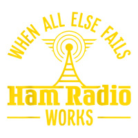 Amateur Ham Radio Operator Shirt Gift Antena When All Else T Shirt Visor Hat | Artistshot