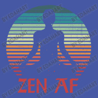 Zen Af Vintage Meditation Funny Yoga Quote For Men Women Yoga Lovers Pom Pom Beanie | Artistshot