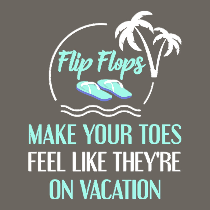 Summer Vacation Gifts T  Shirt Flip Flops Make Your Toes Feel Like The Sun Shade Cap | Artistshot