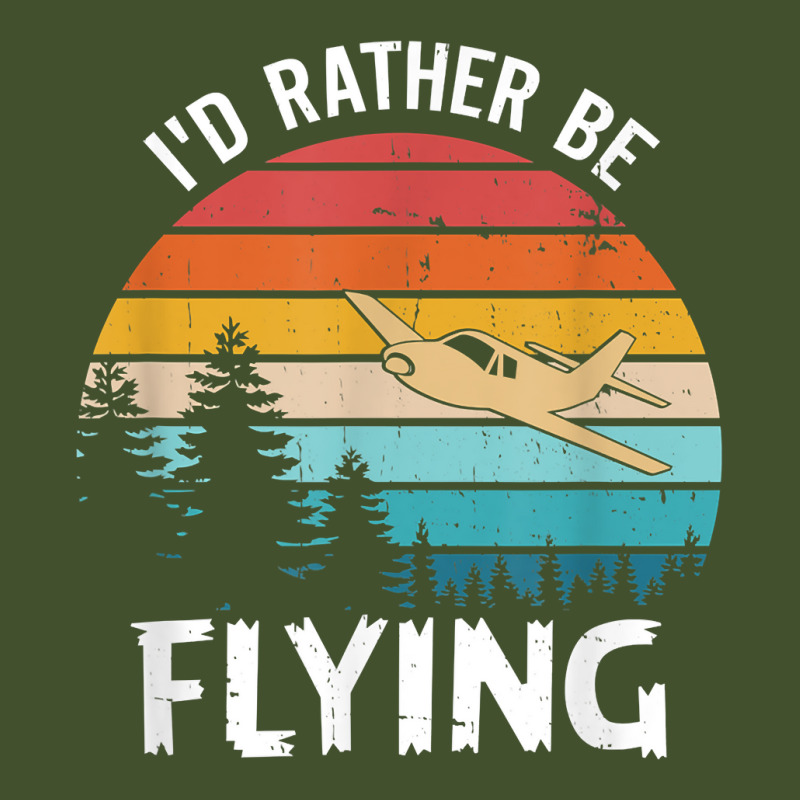 I'd Rather Be Flying Tshirt Aviation Shirt Airplane Pilot T Shirt Sun Shade Cap | Artistshot