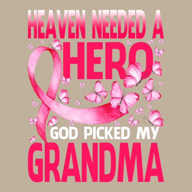 Heaven Needed A Hero God Picked My Grandma Breast Cancer T Shirt Sun Shade Cap by ebertfran1985 | Artistshot