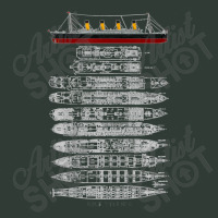 Titanic Ship Section Plan T Shirt Gift Mesh Back Trucker Hat | Artistshot