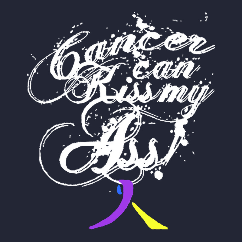 Bladder Cancer T  Shirt Cancer Can Kiss My Ass! Bladder ( Blue, Yellow Mesh Back Trucker Hat by elsie72807 | Artistshot