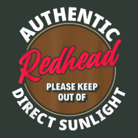 Authentic Redhead Keep Out Of Sunlight   Funny Ginger T Shirt Mesh Back Trucker Hat | Artistshot