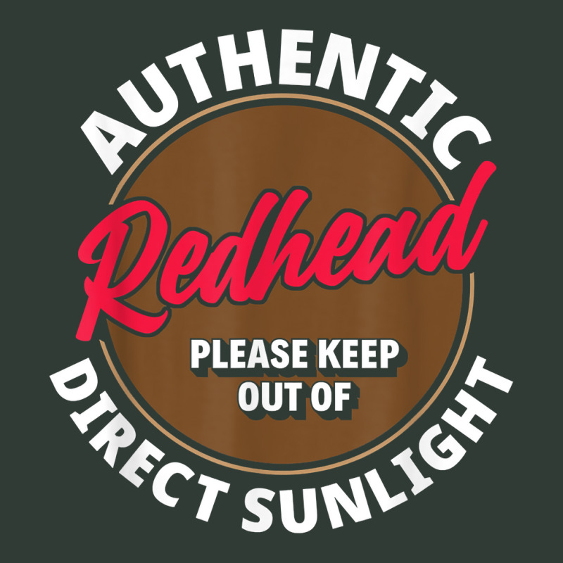 Authentic Redhead Keep Out Of Sunlight   Funny Ginger T Shirt Mesh Back Trucker Hat | Artistshot