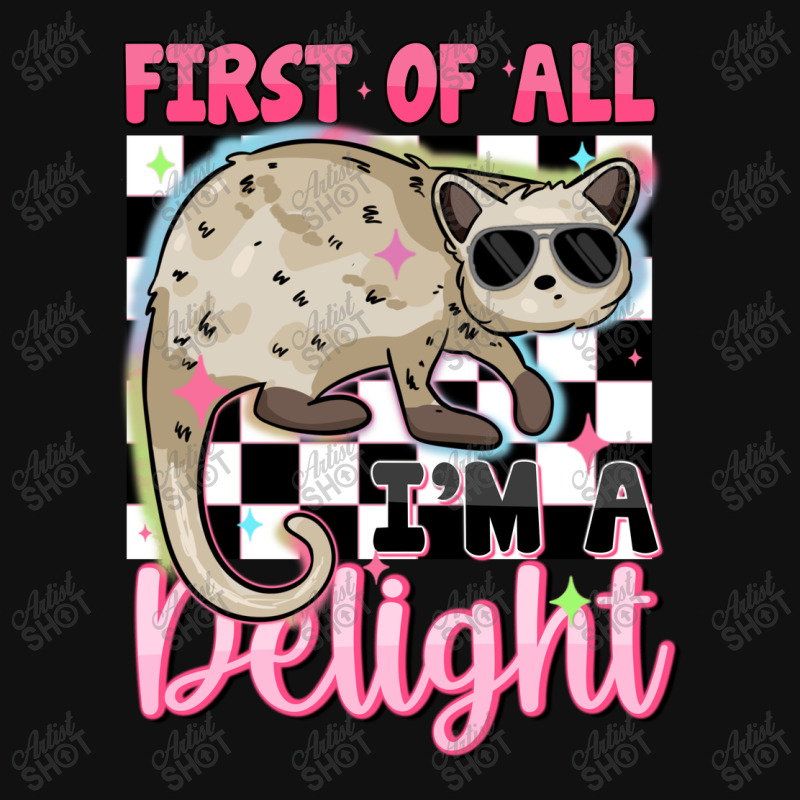 First Of All I'm A Delight Portrait Canvas Print | Artistshot