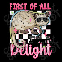 First Of All I'm A Delight Maternity Scoop Neck T-shirt | Artistshot