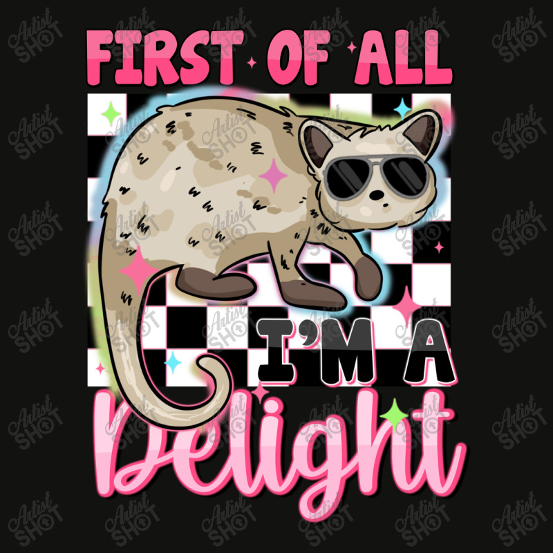 First Of All I'm A Delight Scorecard Crop Tee by Oma's Magic World | Artistshot