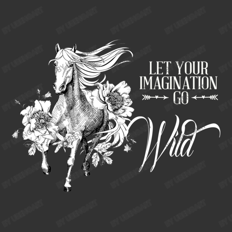 Let Your Imagination Go Wild Botanical Flower Horse Baby Bodysuit by UbengArt | Artistshot