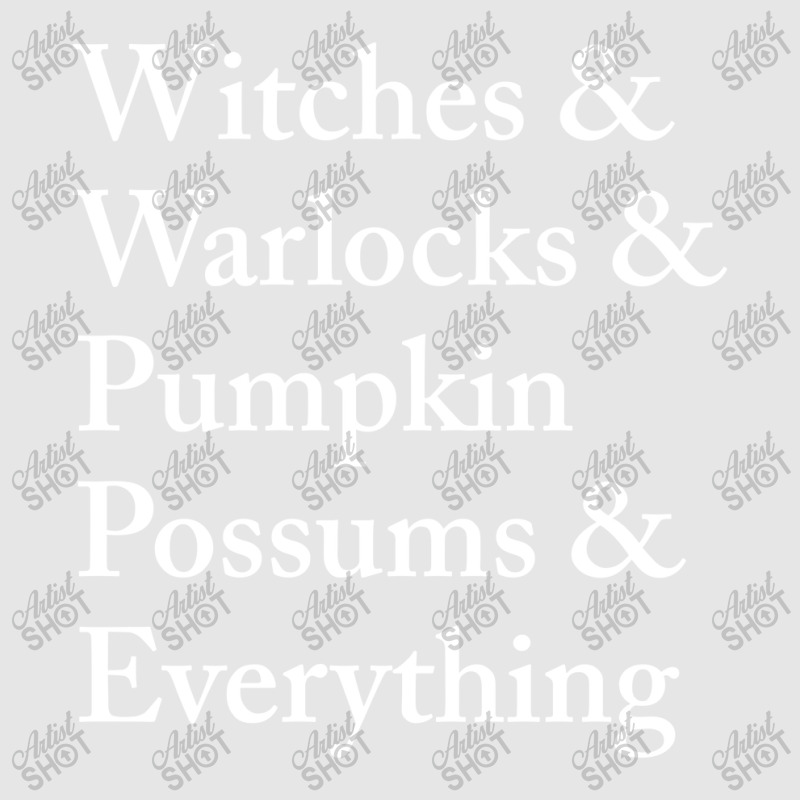 Witches Warlocks Pumpkin Possums Everything Shirt Adjustable Baseball Cap by Jeremy_Hutson | Artistshot