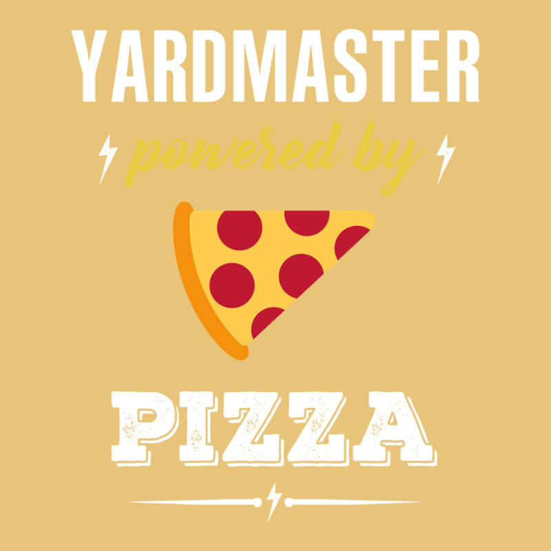 Yardmaster Powered By Pizza Funny Gift Dyed Cap by gizapoya | Artistshot