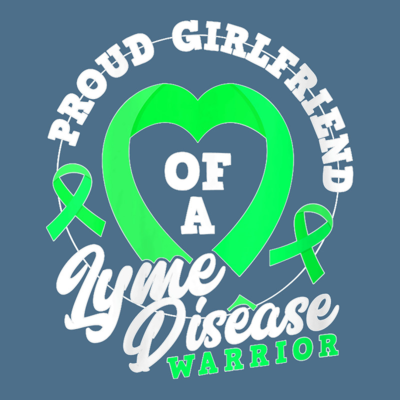 Womens Proud Girlfriend Of A Lyme Disease Warrior Boyfriend V Neck Dyed Cap | Artistshot