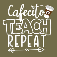 Cafecito Teach Repeat Bilingual Spanish Teacher Bilingue T Shirt Dyed Cap | Artistshot