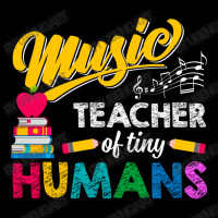 Music Teacher Of Tiny Humans Back To School Music Director V-neck Tee | Artistshot