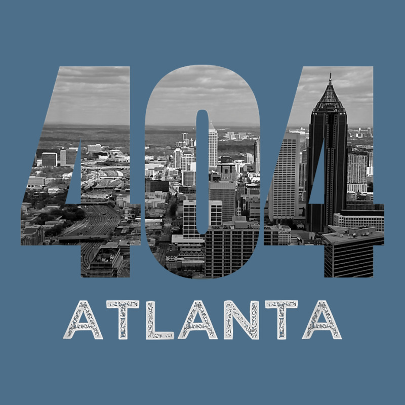 City Skyline Area Code 404 Downtown Atlanta Georgia Souvenir T Shirt Dyed Cap by paisleafuscaldo | Artistshot