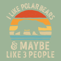 I Like Polar Bears And Maybe Like 3 People Bear Lover Gifts  Copy Urban Heavy T-shirt | Artistshot