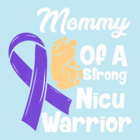 Mommy Of A Strong Nicu Warrior Baby Purple Ribbon Awareness Premium T Urban Heavy T-shirt | Artistshot