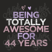 Being Totally Awesome For 44 Years Ladies Fitted T-shirt | Artistshot