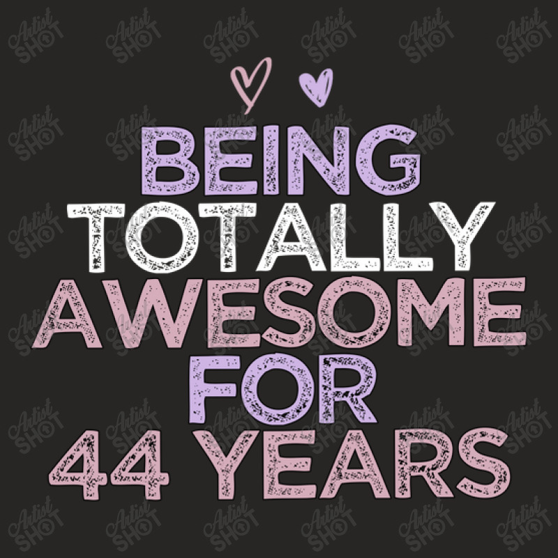 Being Totally Awesome For 44 Years Ladies Fitted T-Shirt by thebestisback | Artistshot