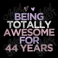 Being Totally Awesome For 44 Years Maternity Scoop Neck T-shirt | Artistshot