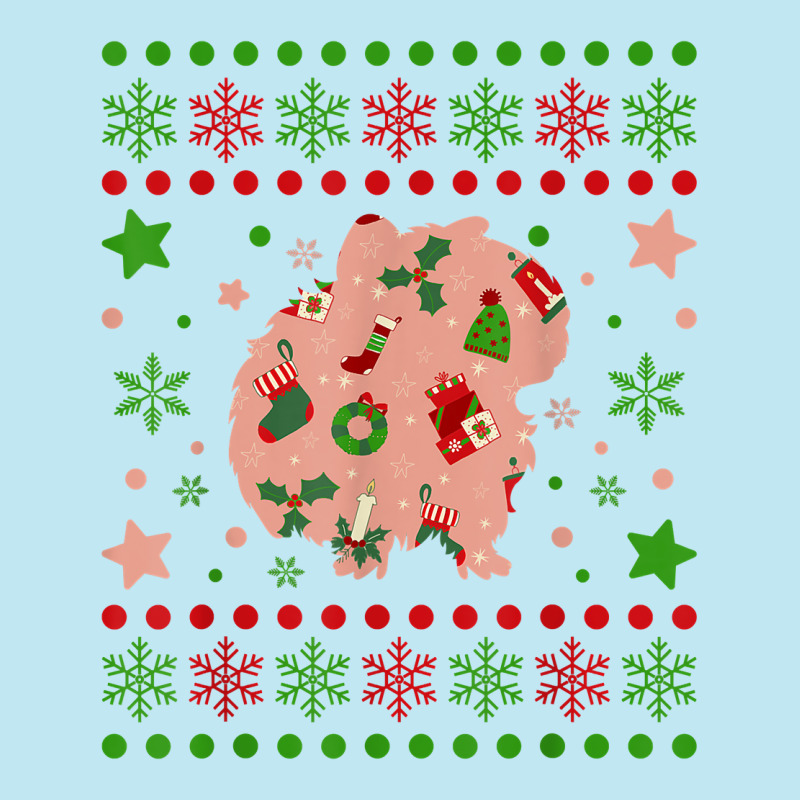 Guinea Pigs Christmas Pattern Cavy Lover Guinea Pig T Shirt Urban Heavy T-shirt | Artistshot