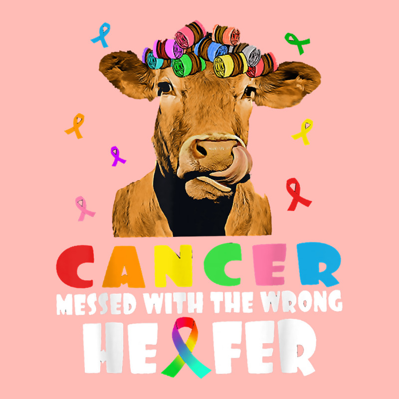 Cancer Messed With The Wrong Heifer Cow Lover Fight Cancer For Fans Urban Heavy T-shirt by TiffaneyAitchison | Artistshot