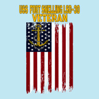 Uss Fort Snelling Lsd 30 Dock Landing Ship Veterans Day Urban Heavy T-shirt | Artistshot