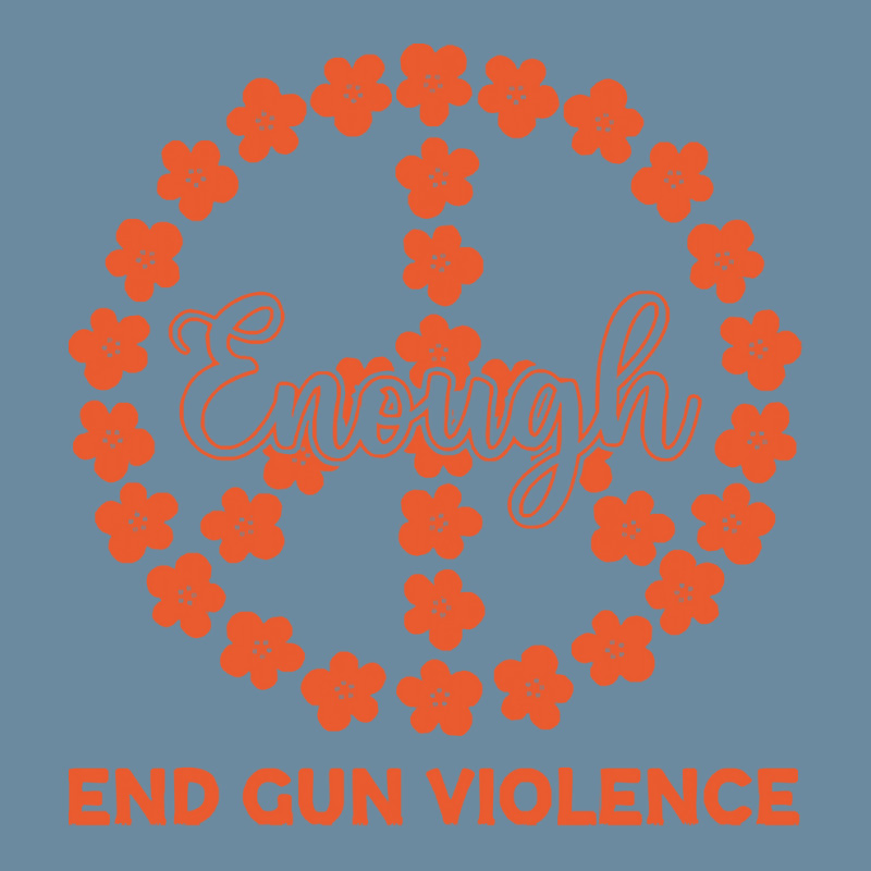 End Gun Violence T  Shirt Enough End Gun Violence Floral Peace Symbol Urban Pullover Hoodie | Artistshot