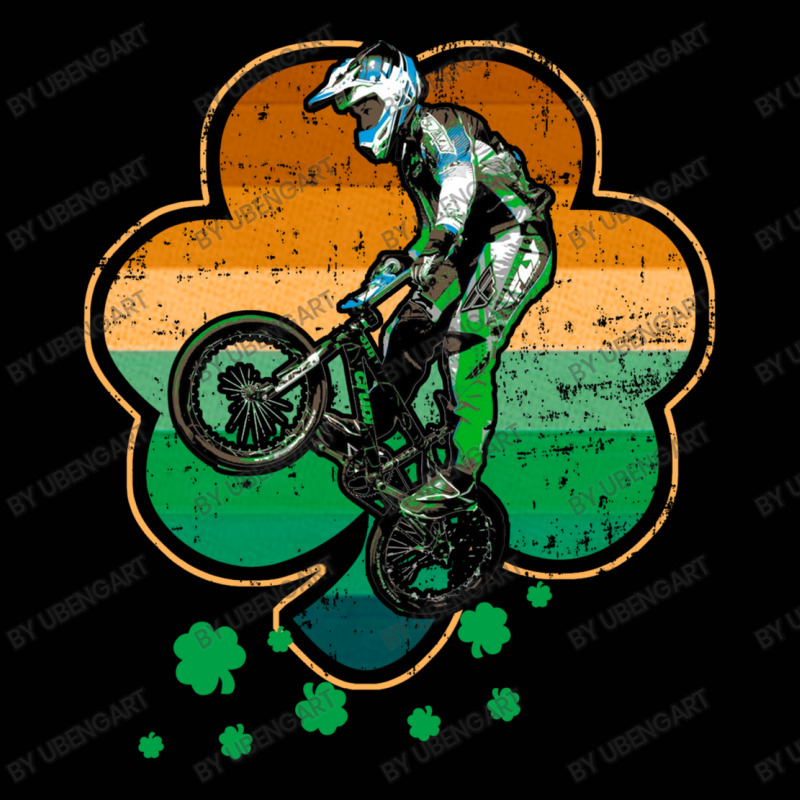 Patrick's Day Bmx Motocross Bike Racing Bicycle Rider Sports Toddler 3/4 Sleeve Tee by UbengArt | Artistshot