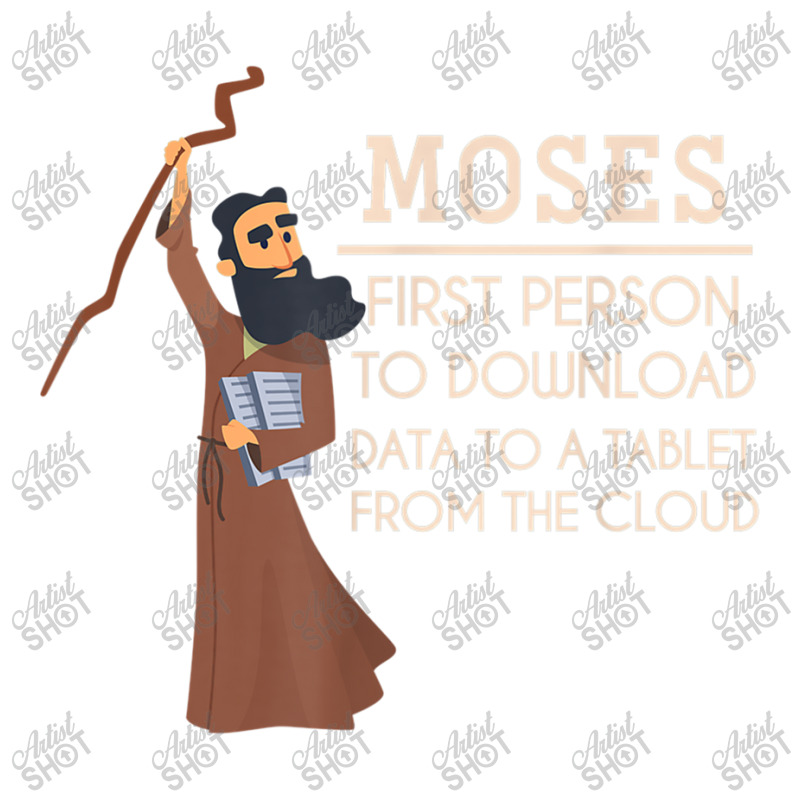 Moses First Person To Download Data Funny Holy Bible Prayer Retro Vint Bomber Jacket | Artistshot