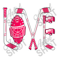 Funny Valentines Day Player Goalie Ice Hockey Heart Apparel T Shirt Bomber Jacket | Artistshot