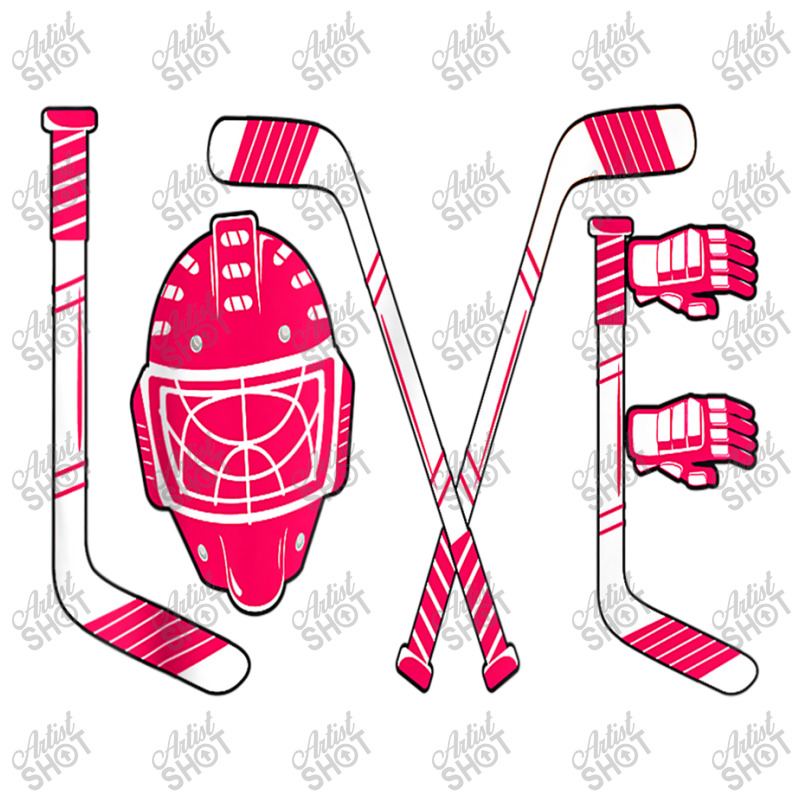 Funny Valentines Day Player Goalie Ice Hockey Heart Apparel T Shirt Bomber Jacket by Great Tshirt | Artistshot