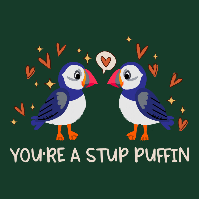 Gift T  Shirt Stud Puffin Hearts Puffins Love Seabirds T  Shirt Visor hat by giraffeleopard | Artistshot