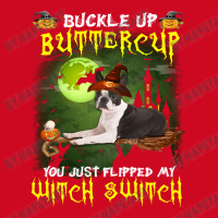 Boston Terrier Buckle Up Buttercup You Just Flipped My Witch Switch Pom Pom Beanie | Artistshot