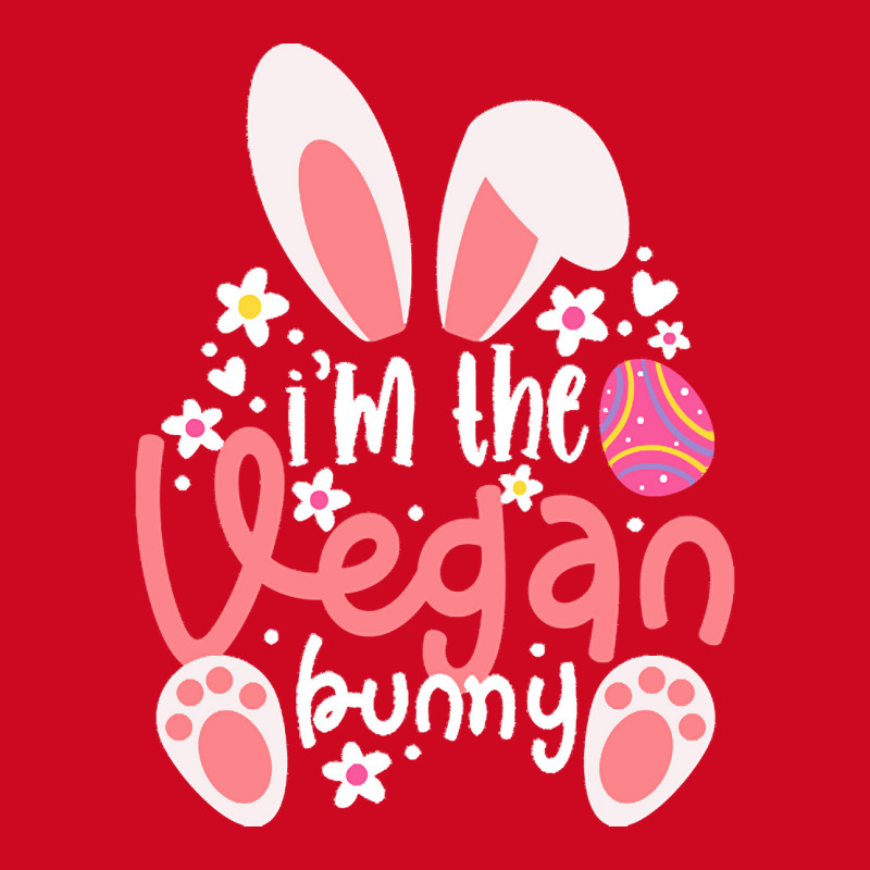 Vegan Design T  Shirt Bunny Ears I'm The Vegan Bunny Matching Easter V Pom Pom Beanie by alexandrea99751 | Artistshot