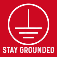 Funny Electronics Ground Electrical Engineer Stay Grounded T Shirt Pom Pom Beanie | Artistshot